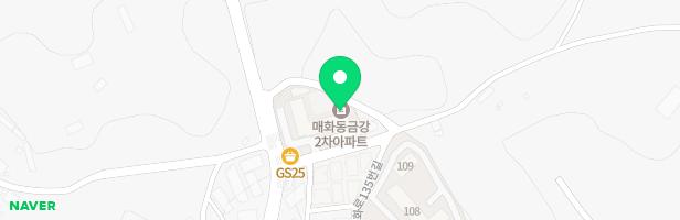 금강2차 아파트 어린이 놀이터 지도 이미지
