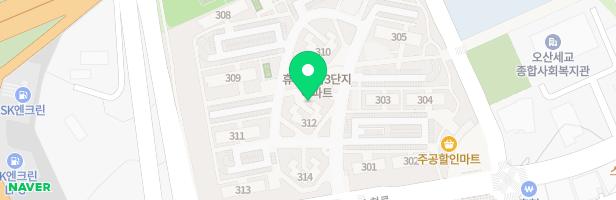 금암마을 휴먼시아 3단지 놀이터-306동 앞 지도 이미지