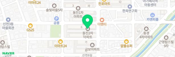 동진2차 어린이 놀이터 지도 이미지