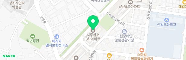 신천산호아파트 어린이 놀이터 지도 이미지