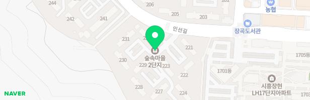 숲속마을 벽산삼익 아파트 어린이 놀이터(222동위) 지도 이미지