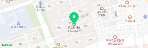 센트럴파크3단지 어린이놀이시설 지도 이미지