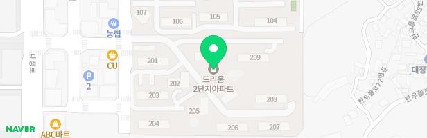드리움2단지아파트어린이놀이터(204동옆) 지도 이미지