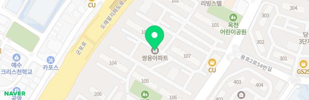 당동 쌍용 아파트 제 1 놀이터(관리동) 지도 이미지