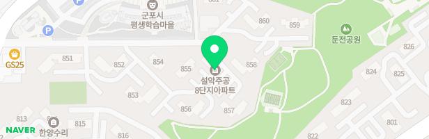 설악 아파트857동뒤 어린이놀이터 지도 이미지