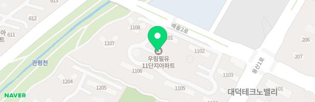 대덕테크노밸리11단지 제2어린이놀이터 지도 이미지