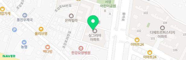 통진 화수싱그리아 아파트 놀이터 지도 이미지