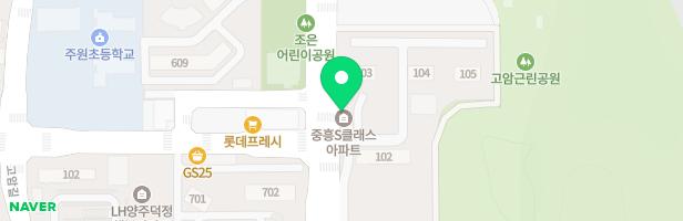 덕정중흥S-클래스아파트 놀이터 지도 이미지