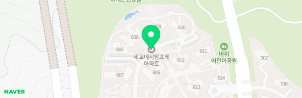 바위 어린이공원 놀이터 지도 이미지