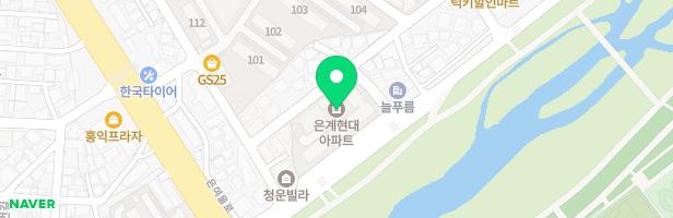 은계현대아파트 지도 이미지