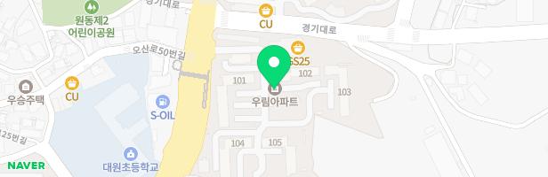 우림아파트(105동) 지도 이미지