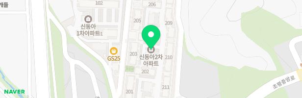 신동아2차아파트 203동앞 놀이터 지도 이미지