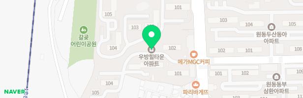 우방힐타운아파트(101동) 지도 이미지