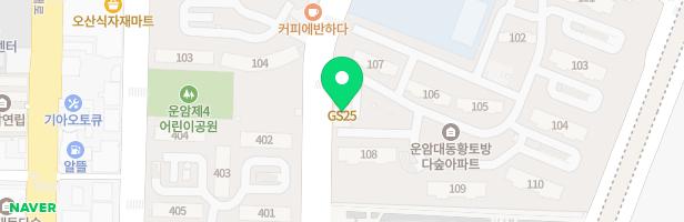 오산운암대동아파트(109동) 지도 이미지