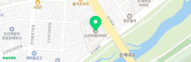 21리버빌아파트 놀이시설 지도 이미지