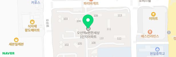 대림e-편한세상 1단지 102동 놀이터 지도 이미지