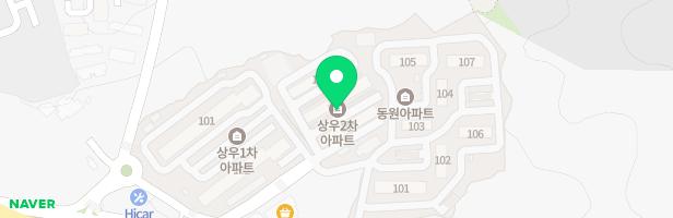 상우2차아파트 놀이터 지도 이미지