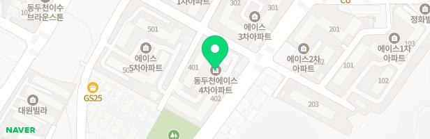 동두천 에이스4차아파트 놀이터 지도 이미지