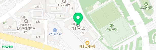 상우아파트 지도 이미지