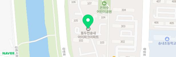 송내아이파크아파트105동어린이놀이터 지도 이미지