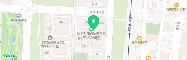 동두천 8단지 대방샤인힐 지도 이미지