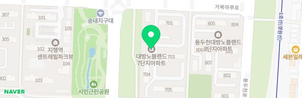 동두천 7단지 대방샤인힐 지도 이미지