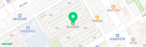 하당동아아파트 107동옆놀이터 지도 이미지