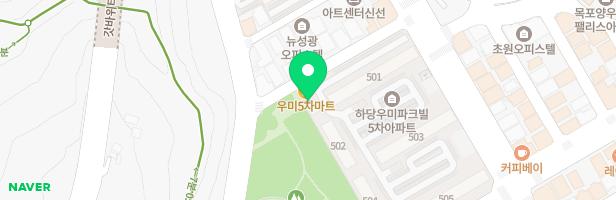 우미파크빌아파트 501동 지도 이미지