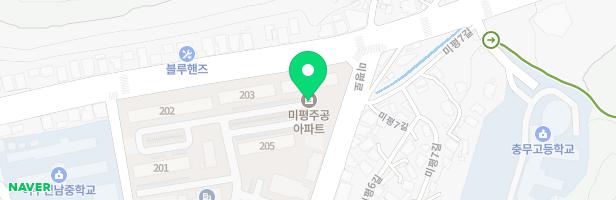 미평주공2차아파트 어린이놀이터(201동 앞) 지도 이미지