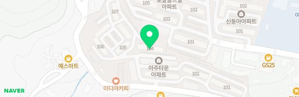 아주타운1놀이터 지도 이미지