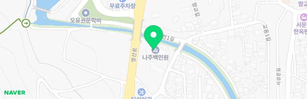나주백민원 어린이놀이터 지도 이미지