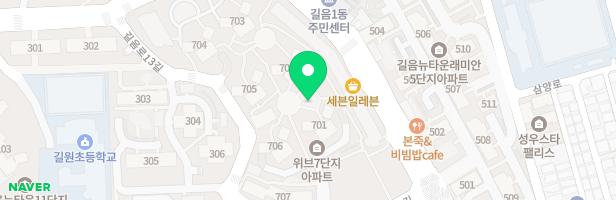 [길음동]두산위브(길음뉴타운7단지) 701동 지도 이미지