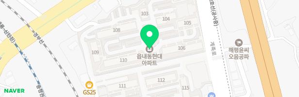 읍내동 현대 111동 옆 지도 이미지