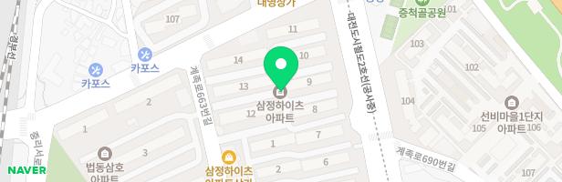 삼정하이츠아파트 14동앞 놀이터 지도 이미지