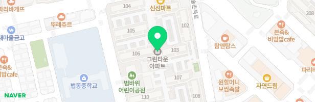 그린타운아파트 놀이터 109동앞 지도 이미지