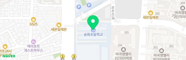 서울 송화초등학교 놀이터 지도 이미지