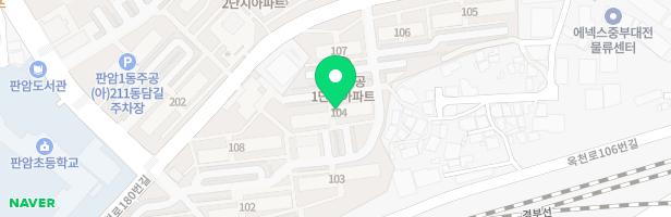 판암주공(1.2단지) 104동 놀이터 지도 이미지
