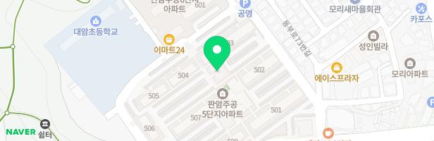 판암주공5단지503동놀이터 지도 이미지