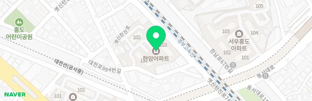 현암아파트 놀이터 지도 이미지