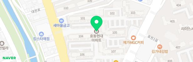효동현대아파트 107동 놀이터 지도 이미지