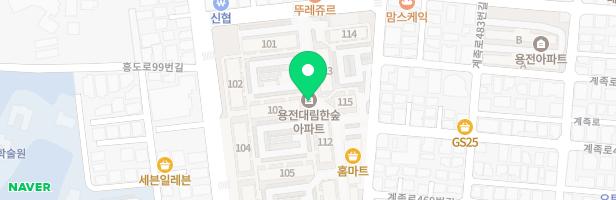한숲아파트 108동 놀이터 지도 이미지