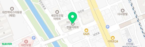 인동한울아파트 놀이터 지도 이미지