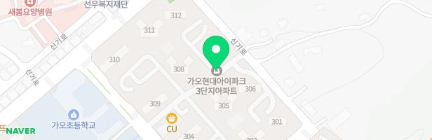 은어송마을 3단지 307동 놀이터 지도 이미지