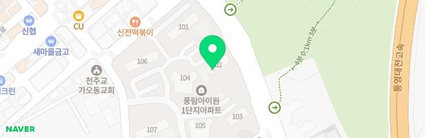 은어송마을1단지 102동 놀이터 지도 이미지