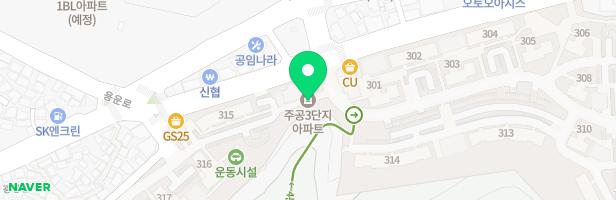 용방마을아파트 제1 유아놀이터 지도 이미지
