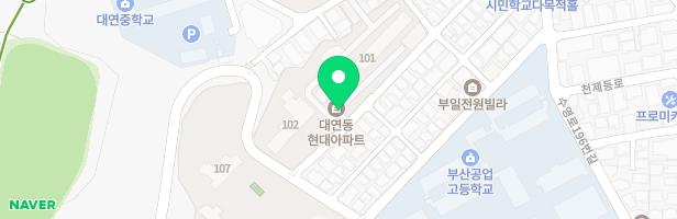 대연현대아파트 어린이놀이터 지도 이미지