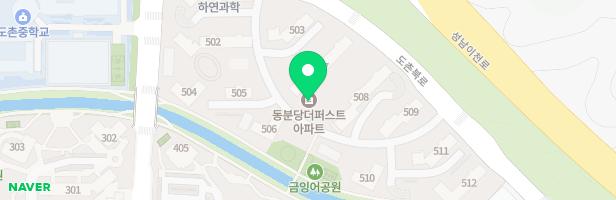 동분당 더 퍼스트 512동 놀이터 지도 이미지