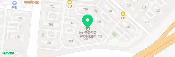 양산물금7단지 휴먼시아아파트 어린이놀이터2 지도 이미지
