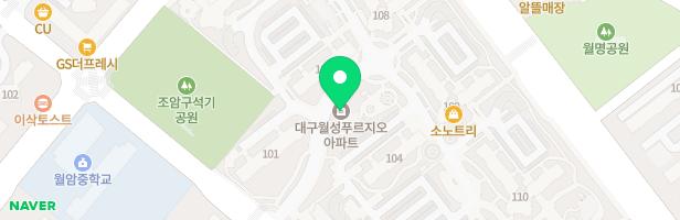 월성푸르지오 거북이놀이터3 지도 이미지