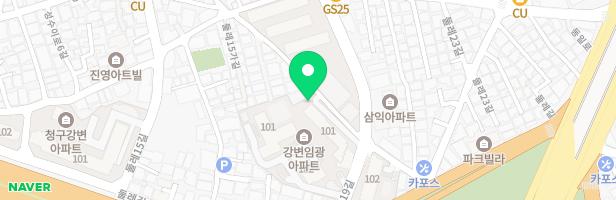 강변금호타운아파트 놀이터(101동) 지도 이미지